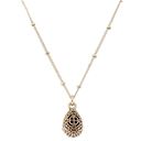 Pave Crystal Teardrop